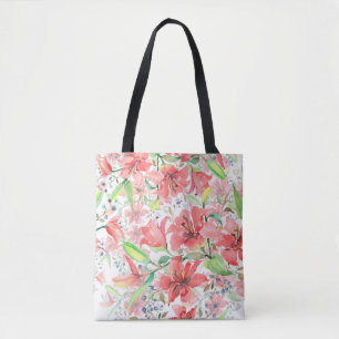 Bouquet botanische Blume mit Vogel. Wilde Quelle l Tasche