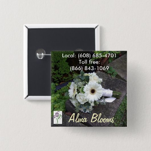 Bouquet Button (Vorne & Hinten)