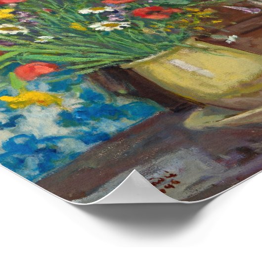 Bouquet de Fleurs | Albert André Poster (Ecke)