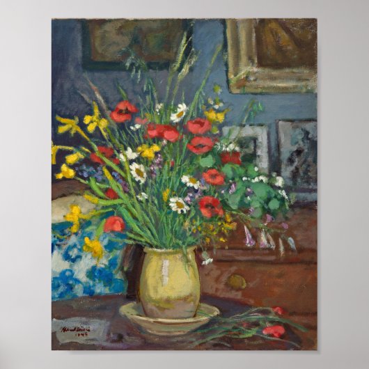 Bouquet de Fleurs | Albert André Poster (Vorne)