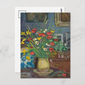 Bouquet de Fleurs | Albert André Postkarte (Vorne/Hinten)