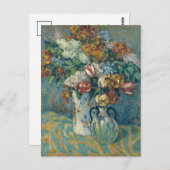 Bouquet de Fleurs | Georges d'Espagnat Postkarte (Vorne/Hinten)