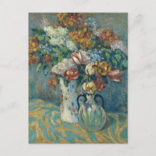 Bouquet de Fleurs | Georges d'Espagnat Postkarte (Vorderseite)