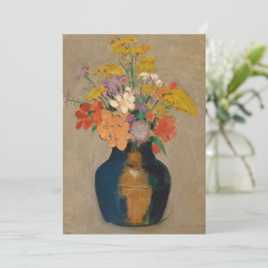 Bouquet de Fleurs | Odilon Redon (Stehend Vorderseite)