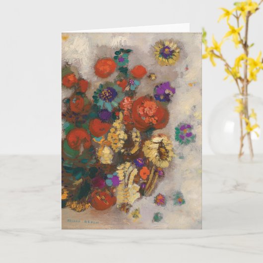 Bouquet de Fleurs | Odilon Redon Karte (Gelbe Blume)