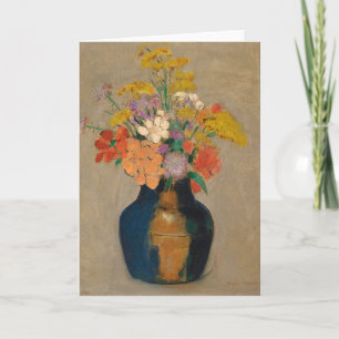 Bouquet de Fleurs   Odilon Redon Karte