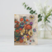 Bouquet de Fleurs | Odilon Redon Postkarte (Stehend Vorderseite)