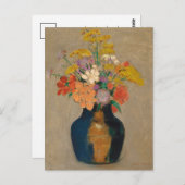 Bouquet de Fleurs | Odilon Redon Postkarte (Vorne/Hinten)