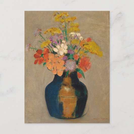 Bouquet de Fleurs | Odilon Redon Postkarte (Vorderseite)