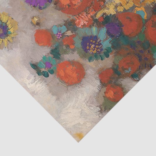 Bouquet de Fleurs | Odilon Redon Seidenpapier (Ausschnitt)