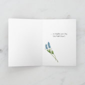 Bouquet der Blume erhalten gut Karte (Innenseite)