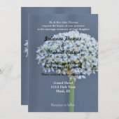 Bouquet der Blume Hochzeit Einladung (Vorne/Hinten)