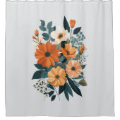 Bouquet der Blume im Herbst Duschvorhang (Vorderseite)