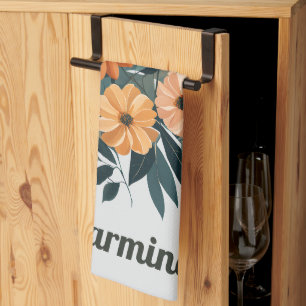 Bouquet der Blume im Herbst Geschirrtuch