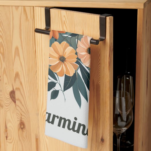 Bouquet der Blume im Herbst Geschirrtuch (Drittel gefaltet)