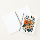 Bouquet der Blume im Herbst Notizblock (Innenseite)