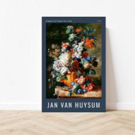 Bouquet der Blume in einem Urn von Jan van Huysum Poster