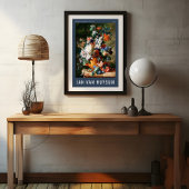 Bouquet der Blume in einem Urn von Jan van Huysum Poster