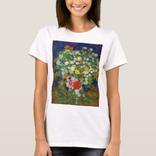 Bouquet der Blume in einer Vase, Van Gogh T-Shirt