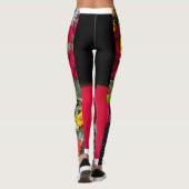 Bouquet der Blume Leggings (Rückseite)