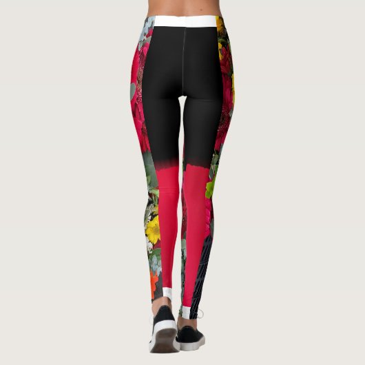 Bouquet der Blume Leggings (Rückseite)