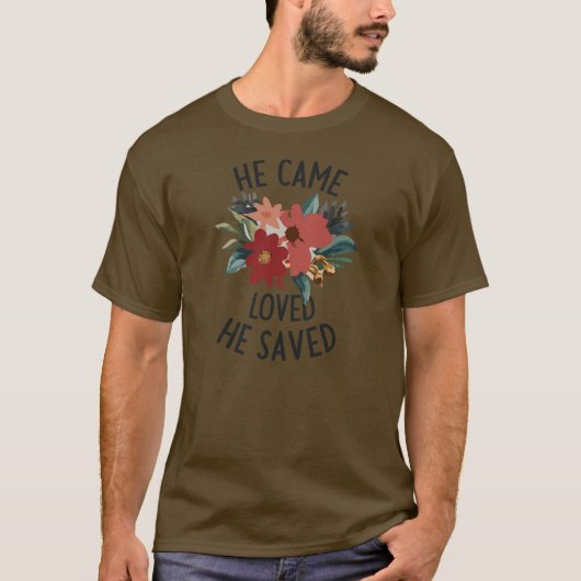 Bouquet der Blume mit Jesus-Liebe T-Shirt (Vorderseite)
