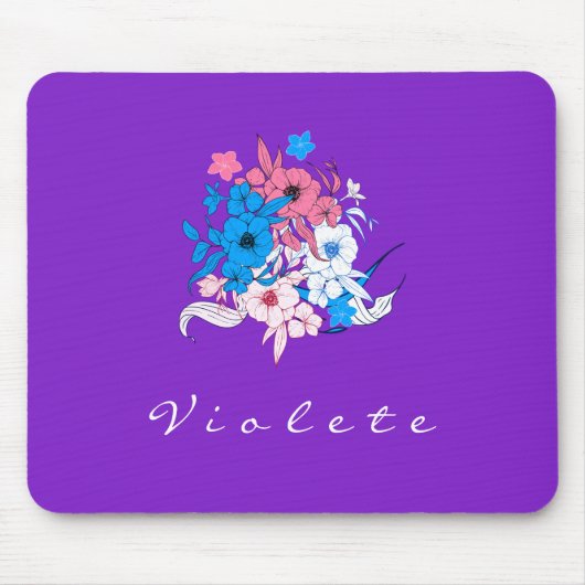 Bouquet der Blume Mousepad (Vorne)