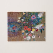 Bouquet der Blume - Odilon Redon Puzzle (Horizontal)