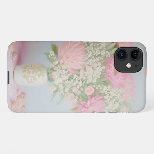 Bouquet der Blume Ölgemälde iPhone Case Hülle (Rückseite (Horizontal))