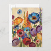 Bouquet der Blume Postkarte (Vorne/Hinten)