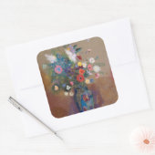 Bouquet der Blume Quadratischer Aufkleber (Umschlag)