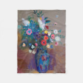 Bouquet der Blume, Redon Fleecedecke (Vorderseite)