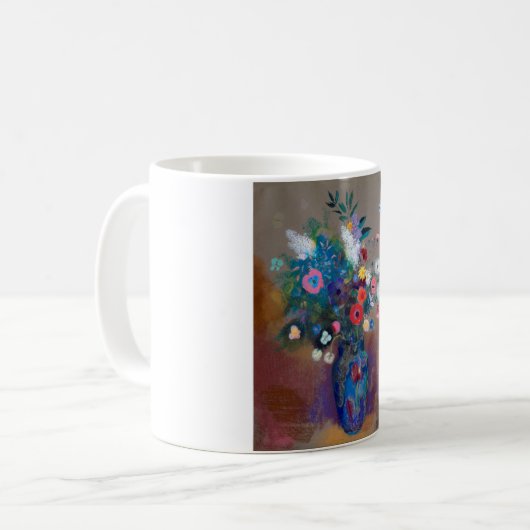 Bouquet der Blume, Redon Kaffeetasse (Vorderseite Links)