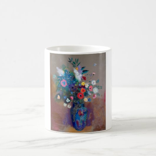 Bouquet der Blume, Redon Kaffeetasse (Mittel)