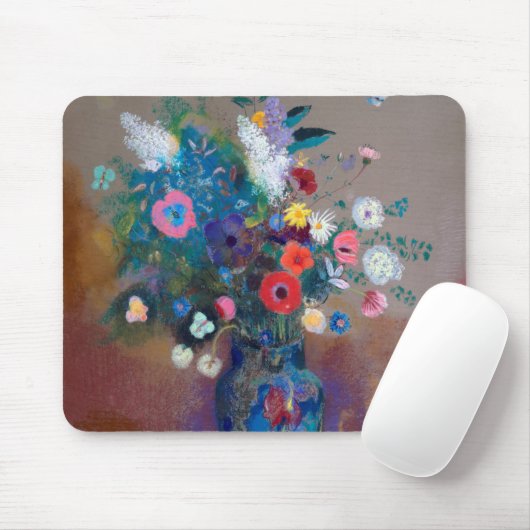 Bouquet der Blume, Redon Mousepad (Mit Mouse)