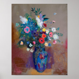 Bouquet der Blume, Redon Poster