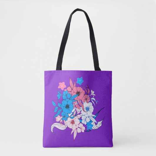 Bouquet der Blume Tasche (Vorderseite)