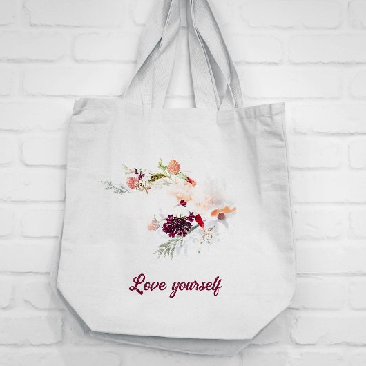 Bouquet der Blume Tote Tag Tragetasche
