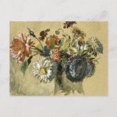 Bouquet der Blume von Eugene Delacroix Postcard Postkarte (Vorderseite)