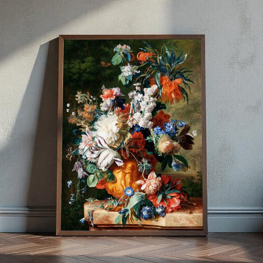 Bouquet der Blume von Jan van Huysum Poster