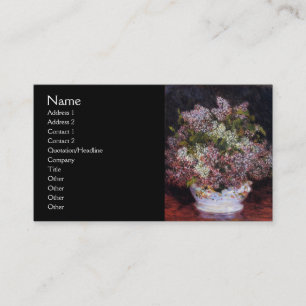 Bouquet der Blume von Renoir Visitenkarte