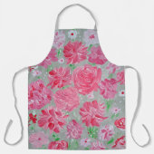 Bouquet der Liebe Blumenstrauß Schürze (Vorderseite)