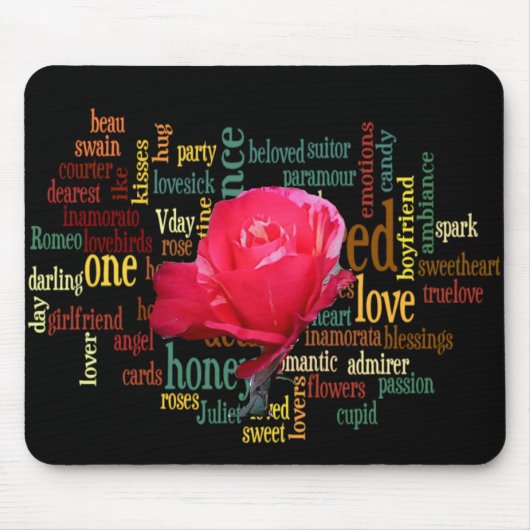 Bouquet der Liebe: Ein herzlicher Ausdruck Mousepad (Vorne)