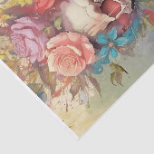 Bouquet der Liebe Lies Bleding, Goth Skull & Rose Seidenpapier (Ausschnitt)