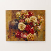 Bouquet der Rose, Auguste Renoir Puzzle (Horizontal)