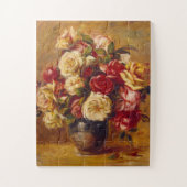 Bouquet der Rose, Auguste Renoir Puzzle (Vertikal)