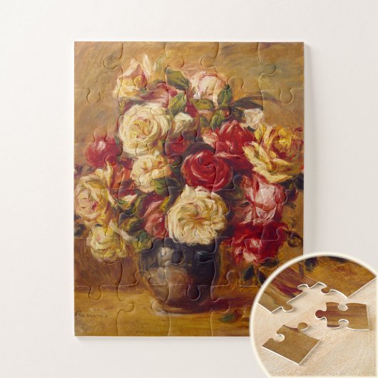 Bouquet der Rose, Auguste Renoir Puzzle