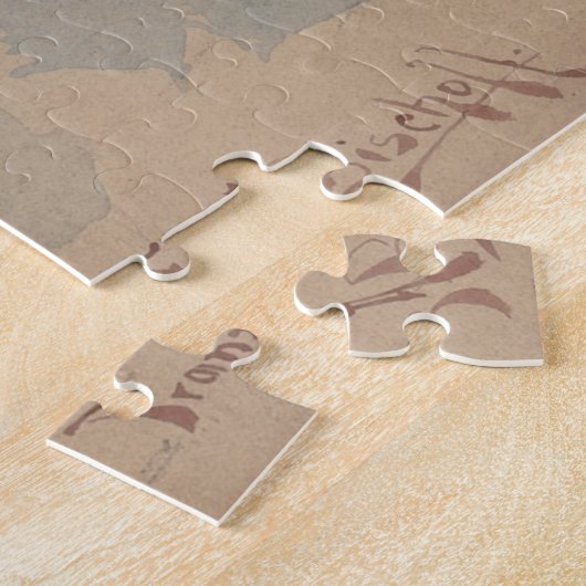 Bouquet der Rose - Franz Bischoff Puzzle (Seite)