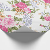Bouquet der Rose Geschenkpapier (Ecke)