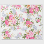 Bouquet der Rose Geschenkpapier (Flach)